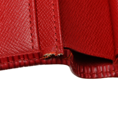 Louis Vuitton Epi French Purse Wallet Castillan Red 9 of 9