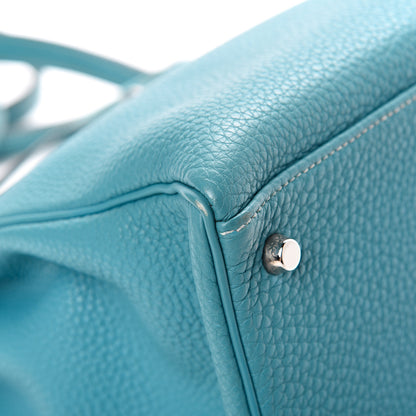Hermes Togo Kelly Retourne 35 Blue Jean 8 of 17
