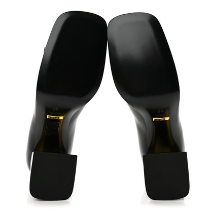 Gucci Malaga Kid Horsebit 75mm Pumps 37 Black 6 of 10