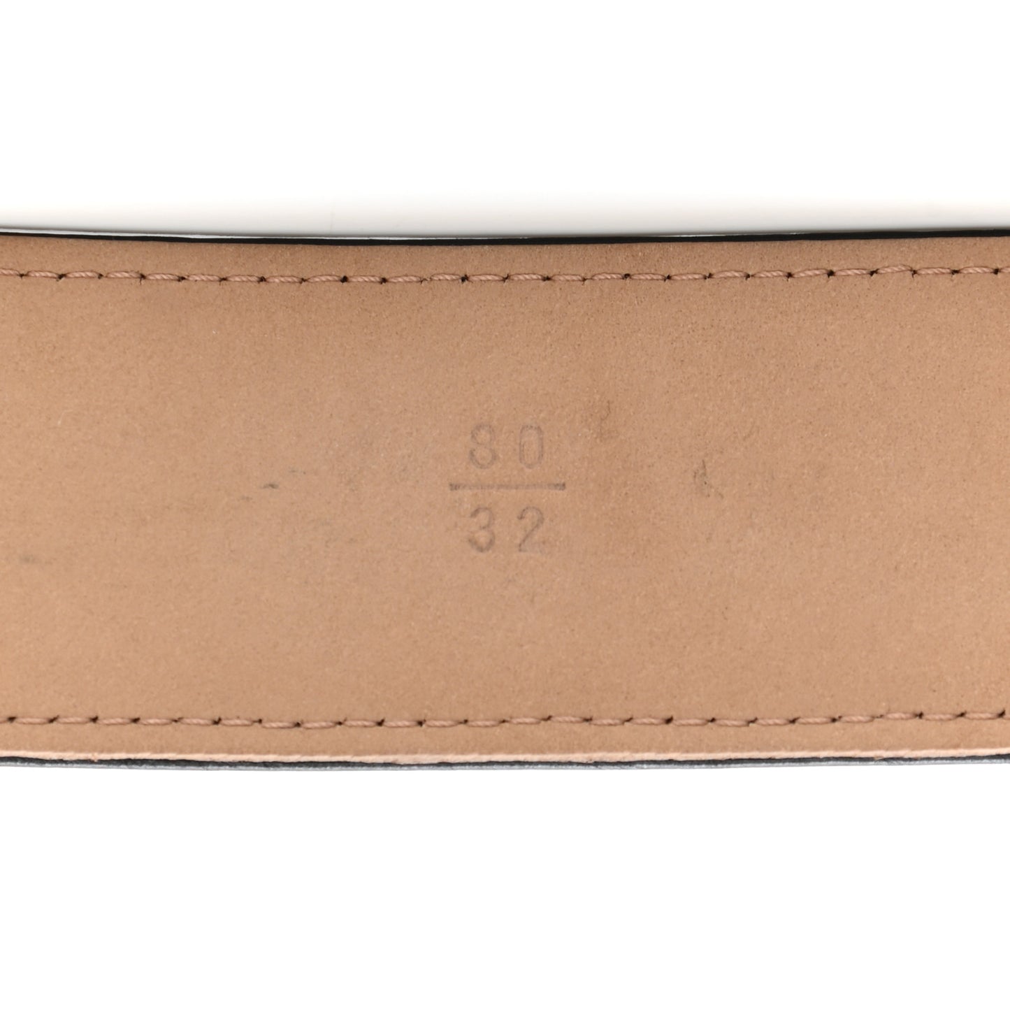 Lambskin Lucky Charms CC Belt 80 32 Black