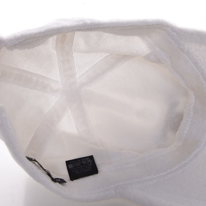 Chanel Terry Cotton CC Logo Hat Cap M White 4 of 6