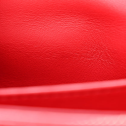 Christian Dior Patent Cannage Miss Dior Promenade Pouch Red 7 of 14