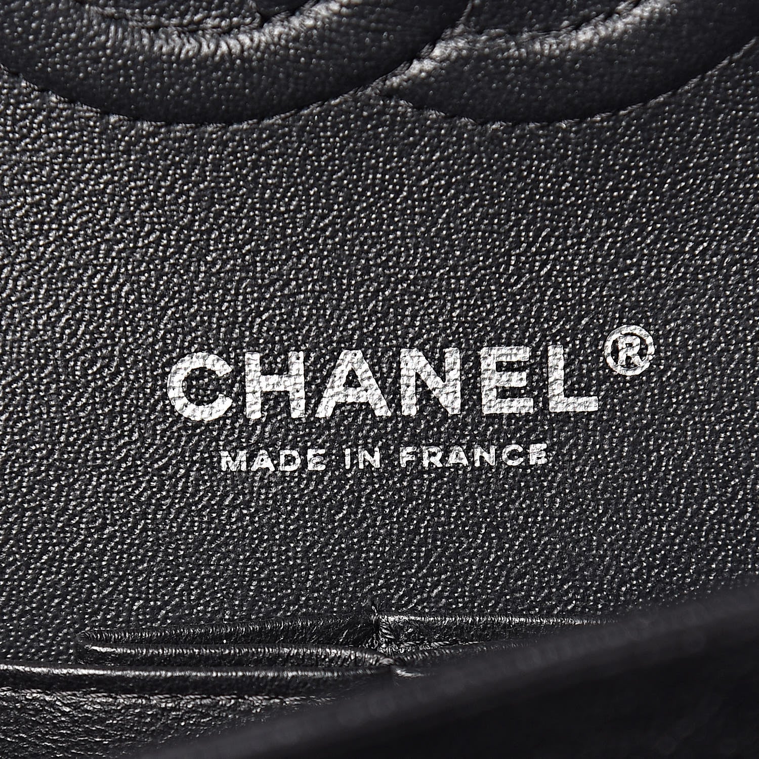 Chanel Crumpled Calfskin Quilted Medium Double Flap So Black 6 of 11