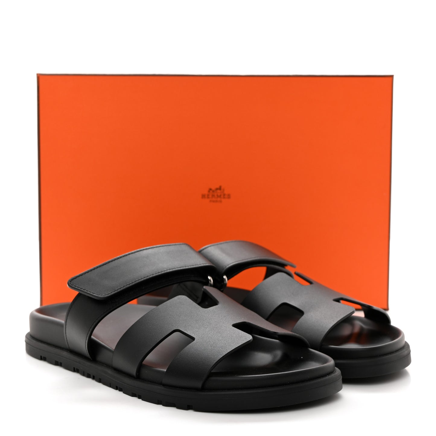 Calfskin Womens Chypre Sandals 37.5 Black