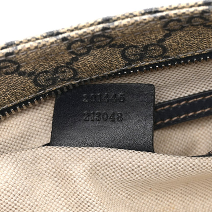 Gucci GG Plus Monogram Large Flat Messenger Bag Beige Blue 7 of 13