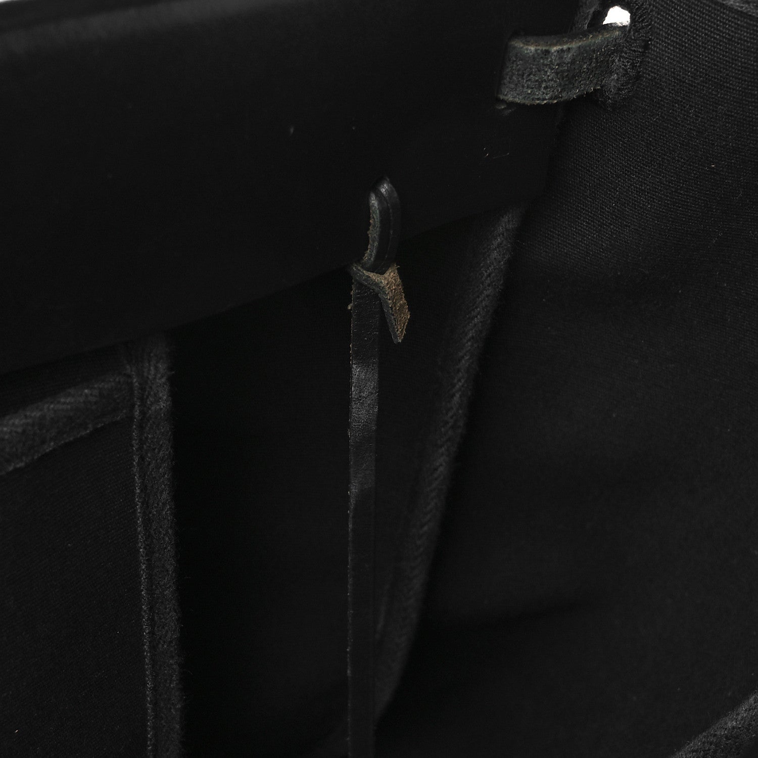Hermes Toile Vache Hunter Herbag Cabas MM Black 13 of 13