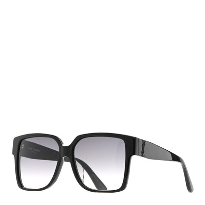 Saint Laurent Square SL M9 Sunglasses Black 1 of 9