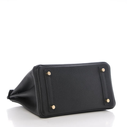 Hermes Togo Birkin 25 Black 4 of 34