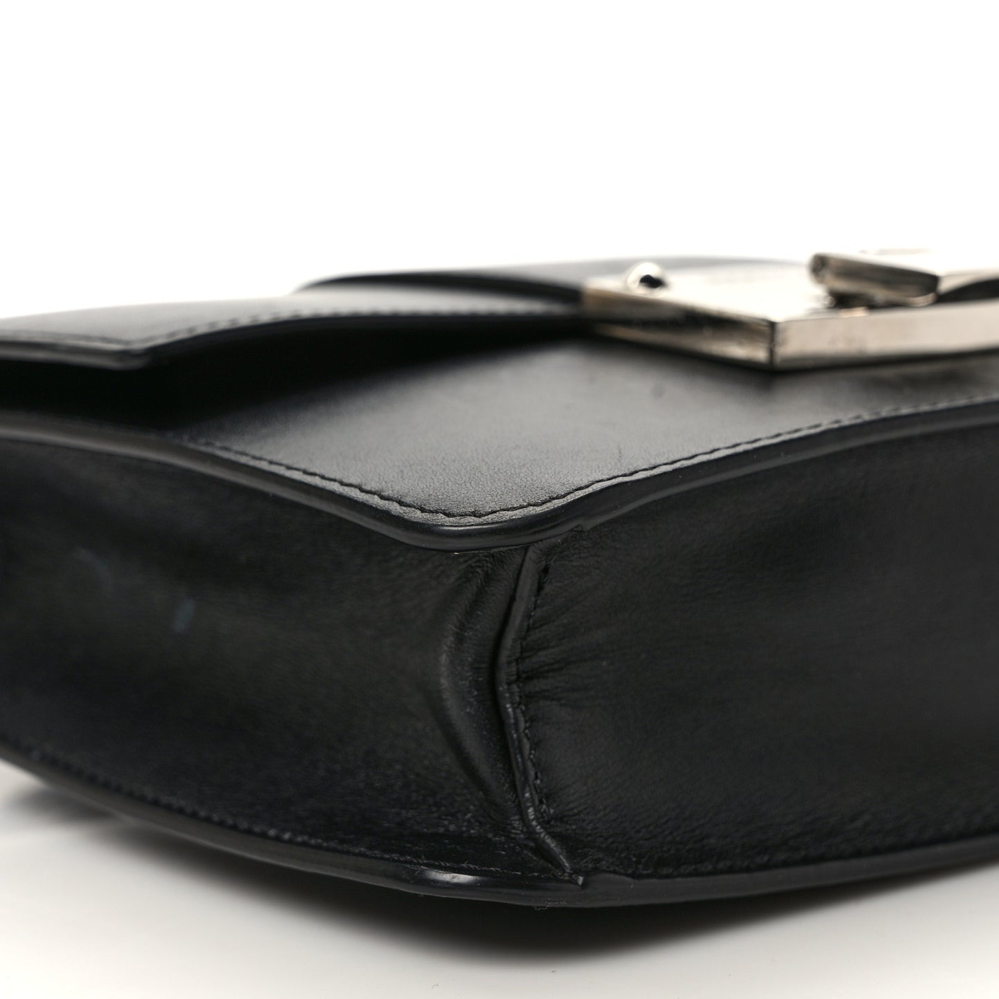 Calfskin Rebel Crossbody Bag Black