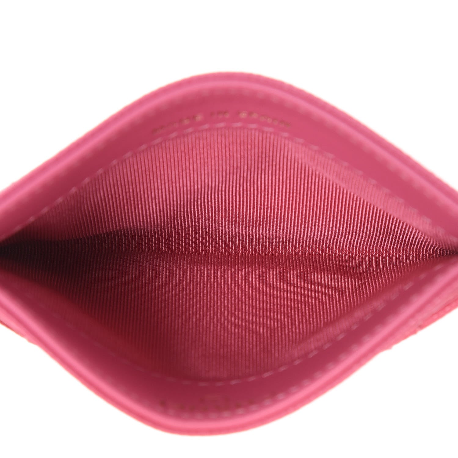 Chanel Caviar Quilted Card Holder Pink 5 of 10
