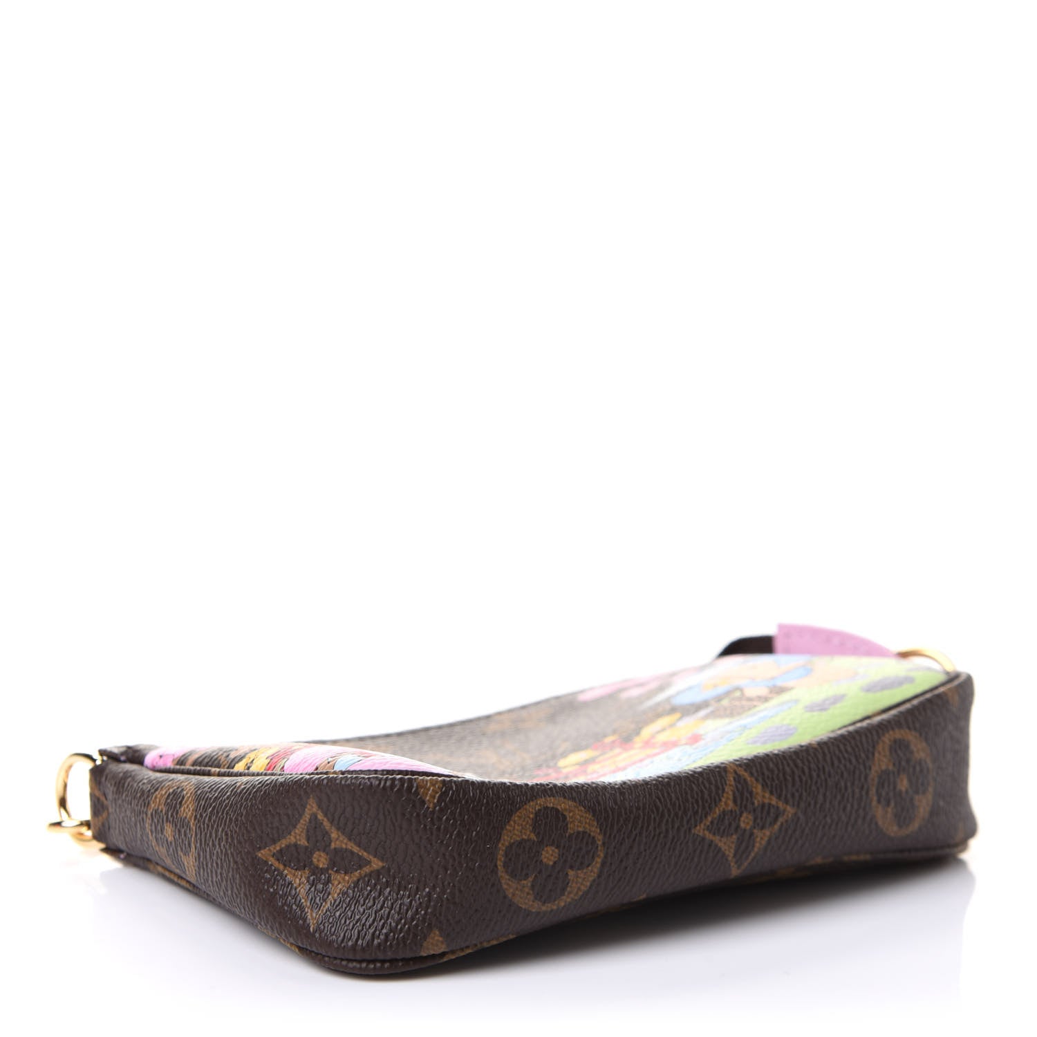 Louis Vuitton Monogram 2021 Christmas Animation Japanese Garden Mini Pochette Accessories Wisteria Pink 4 of 9