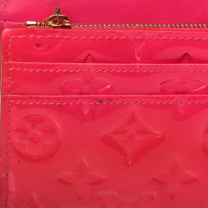 Louis Vuitton Vernis Sarah Wallet Rose Pop 10 of 19