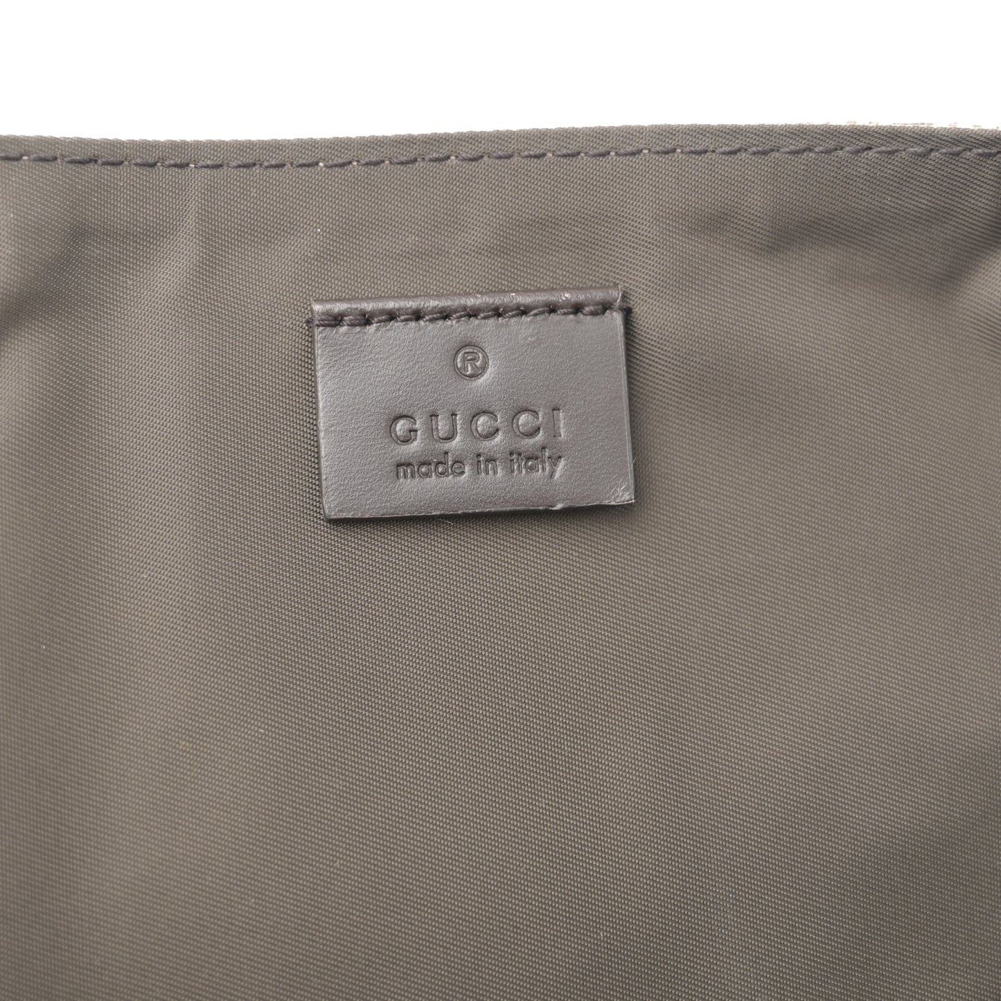 GG Plus Monogram Messenger Diaper Bag Dark Brown