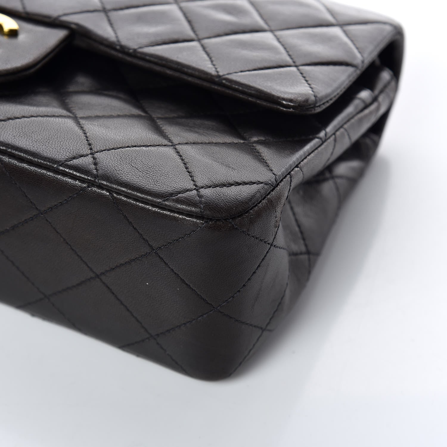Chanel Lambskin Quilted Small Double Flap Black 11 of 18