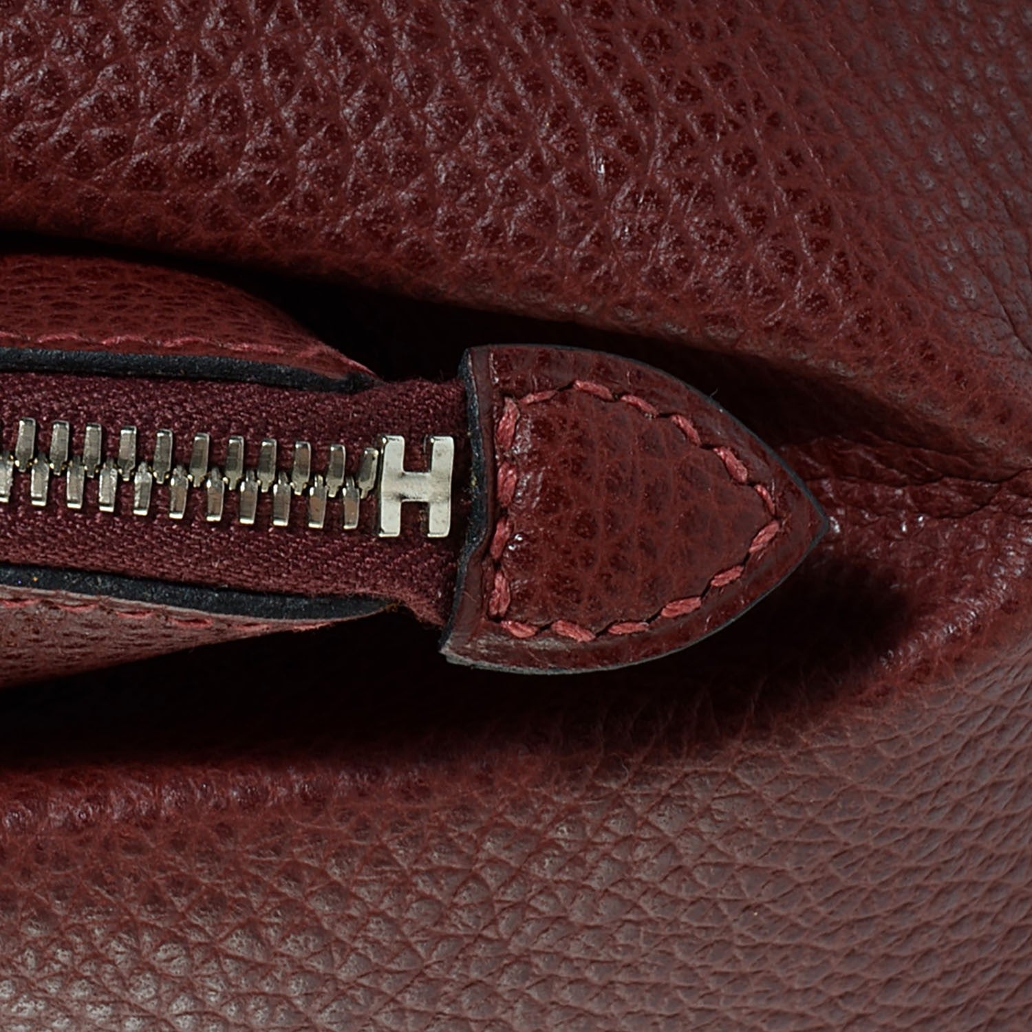 Hermes Vache Liegee Paris Bombay 27 Rouge H 13 of 16