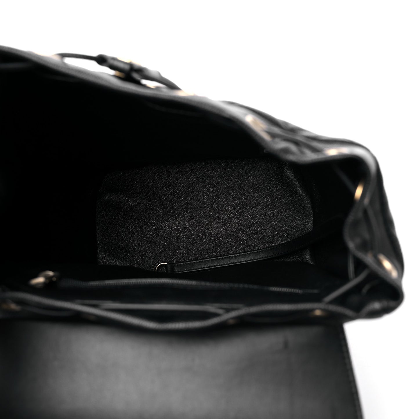 Caviar Quilted Filigree Backpack Black