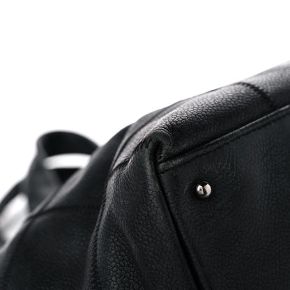 Chanel Caviar Square Stitched Tote Black 7 of 23