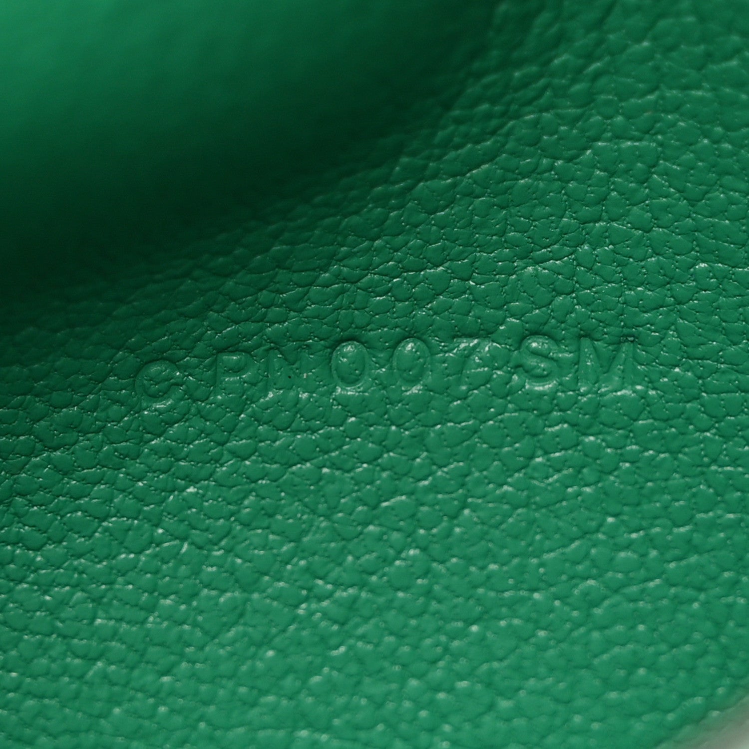 Hermes Ostrich Bearn Compact Wallet Vert Vertigo 8 of 9