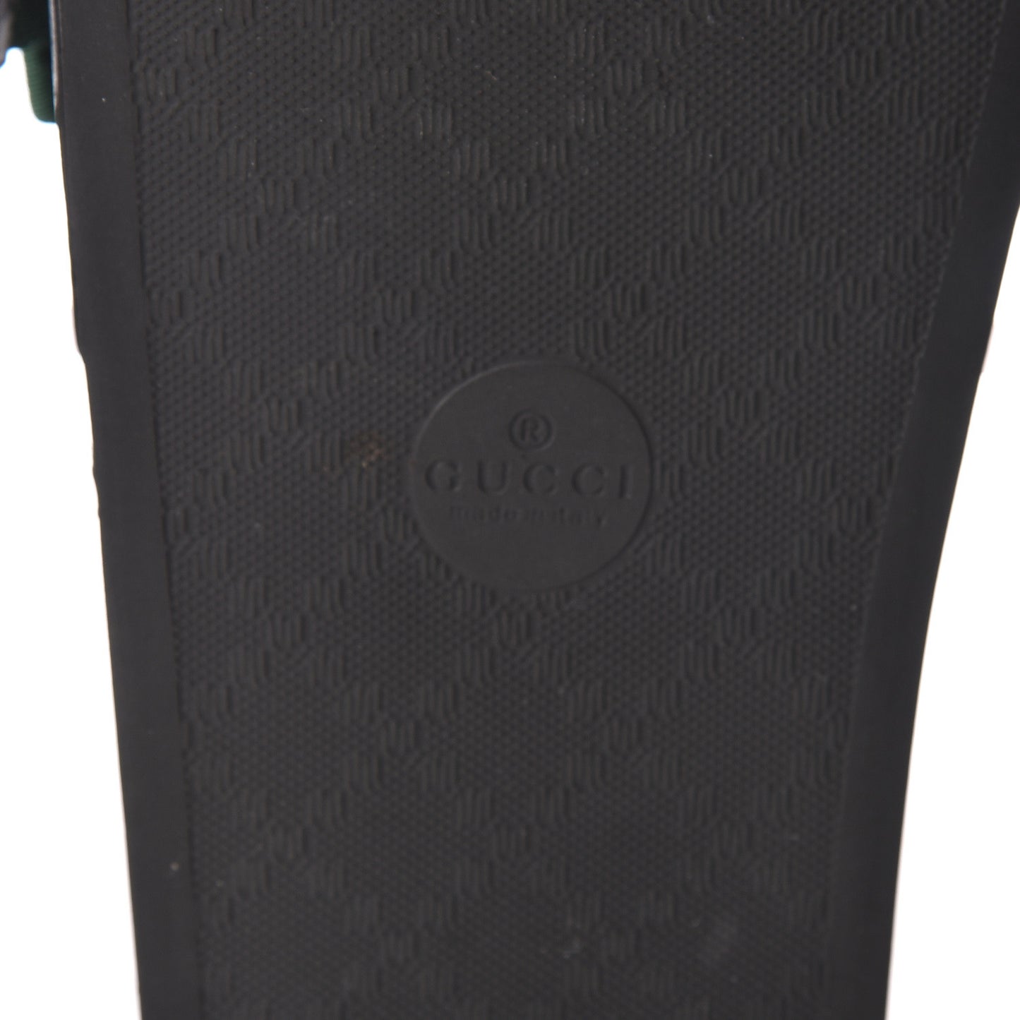 Satin Web Bow Slide Sandals 38 Black