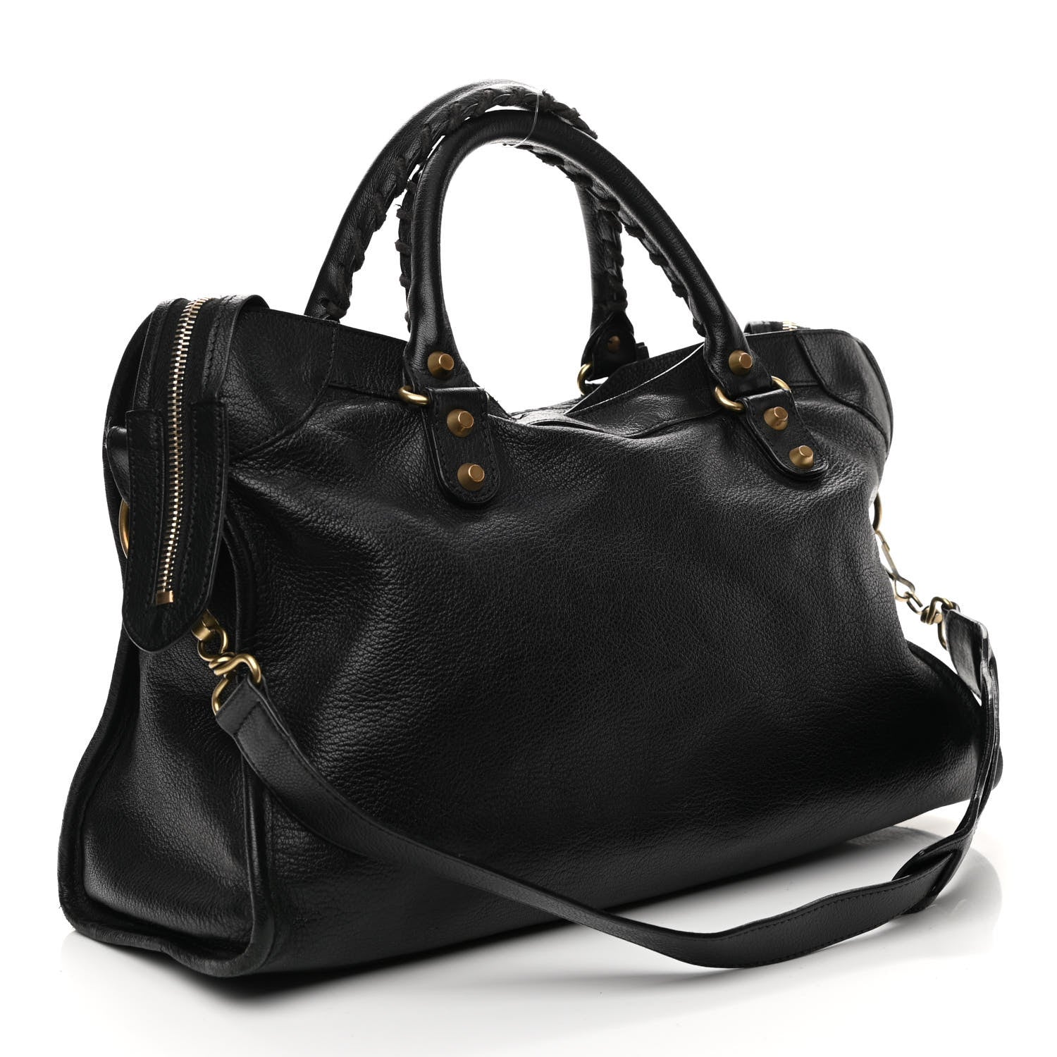 Balenciaga Agneau Classic Gold Hardware City Black 3 of 10