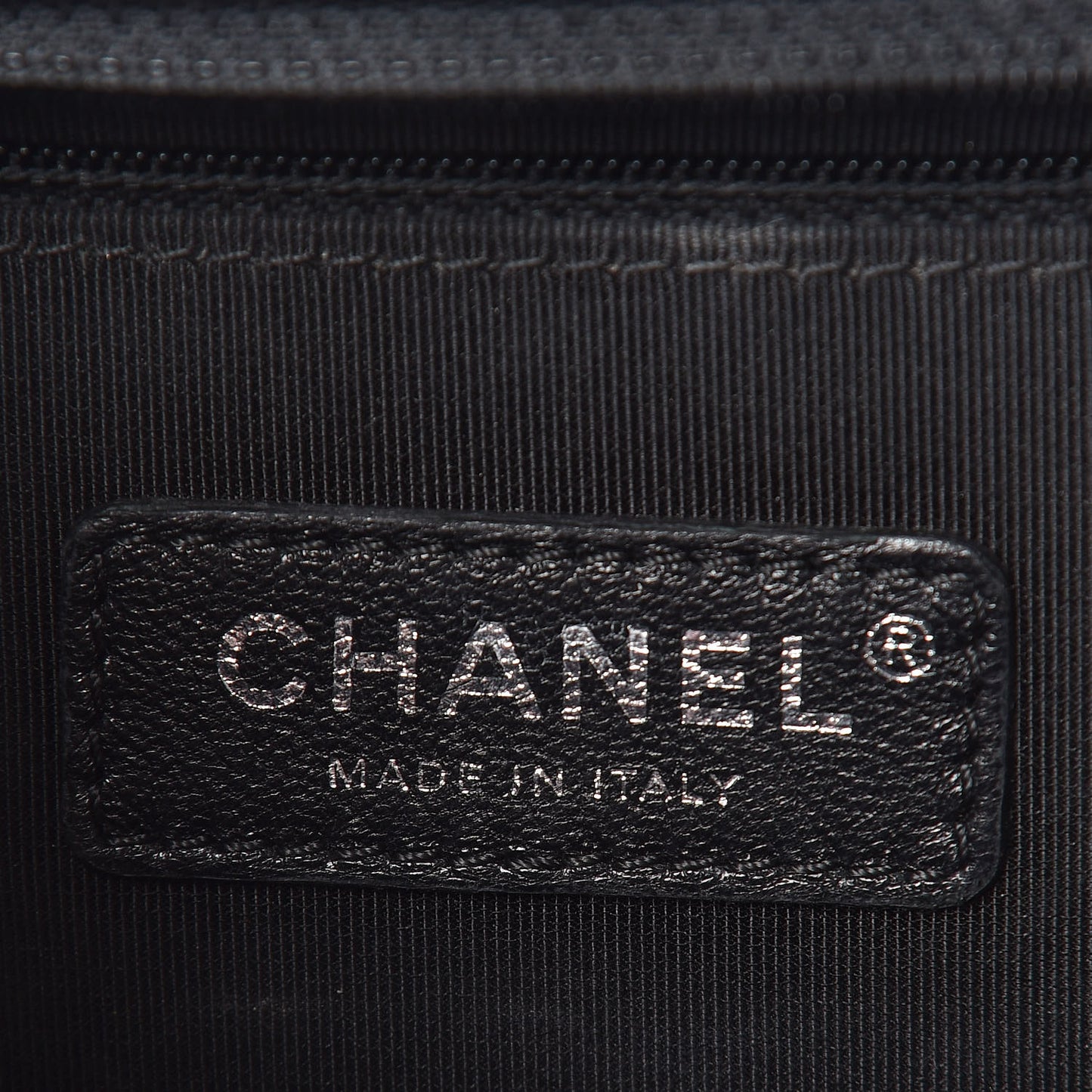Lambskin Quilted Large Boy Flap Black