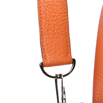 Hermes Taurillon Clemence Jypsiere 28 Orange 11 of 19
