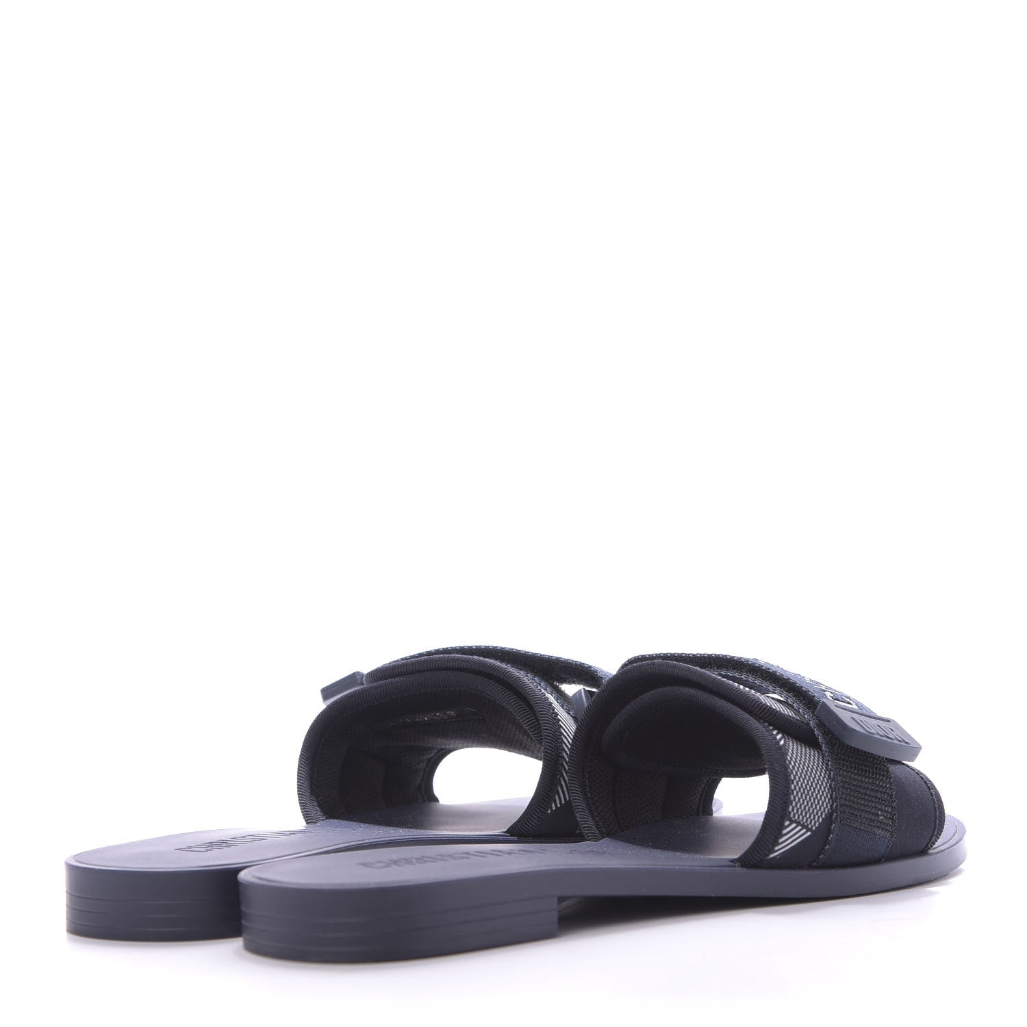 Christian Dior Canvas Dior(e)volution Mule Slide Sandals 39 Deep Blue 4 of 10