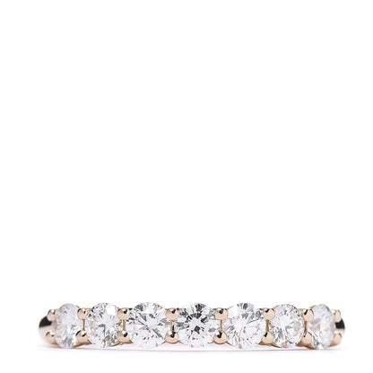 Tiffany 18K Rose Gold Diamond 3mm Half Circle Embrace Band Ring 50 5.5 1 of 6