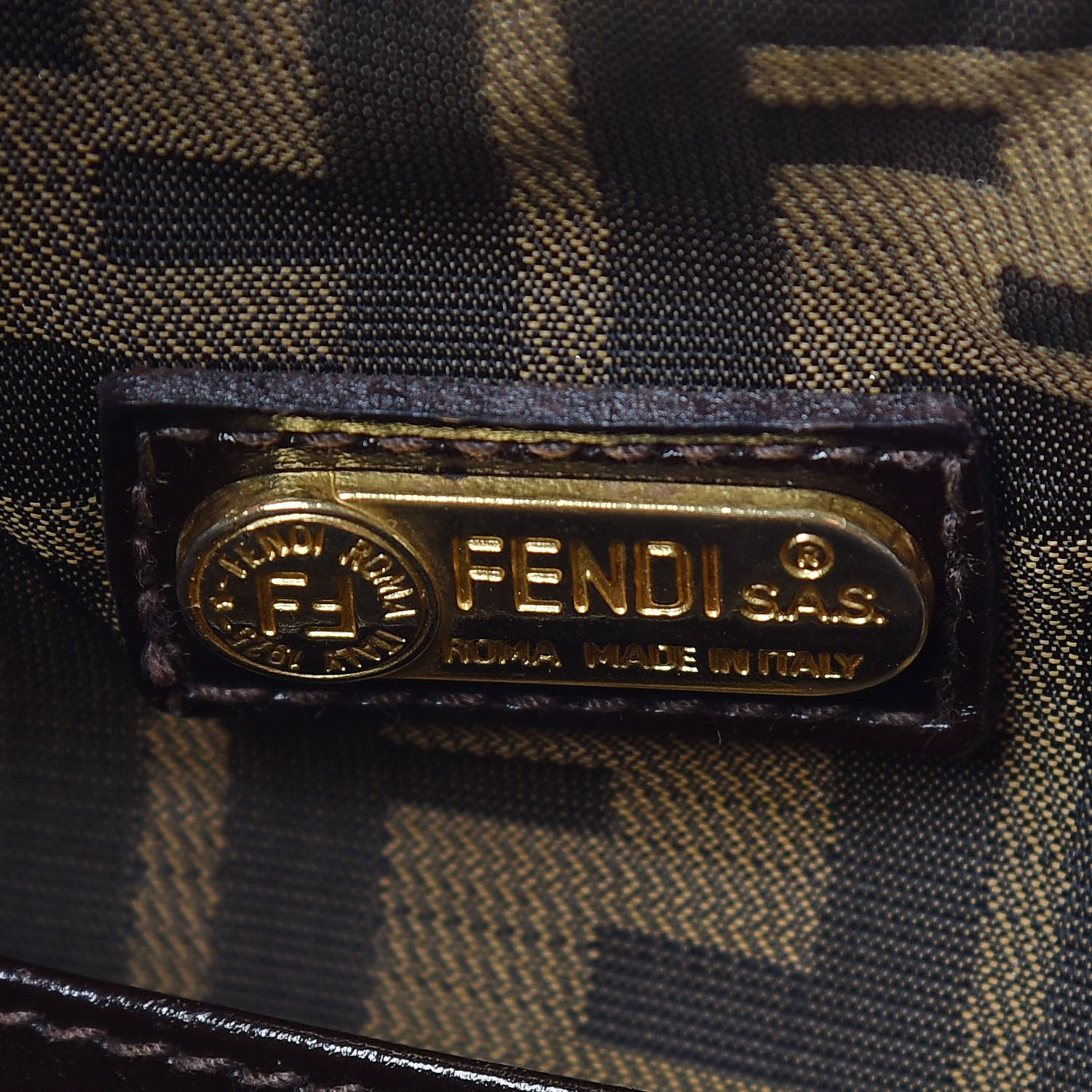Fendi Woven Straw Wicker Bag Brown 8 of 11