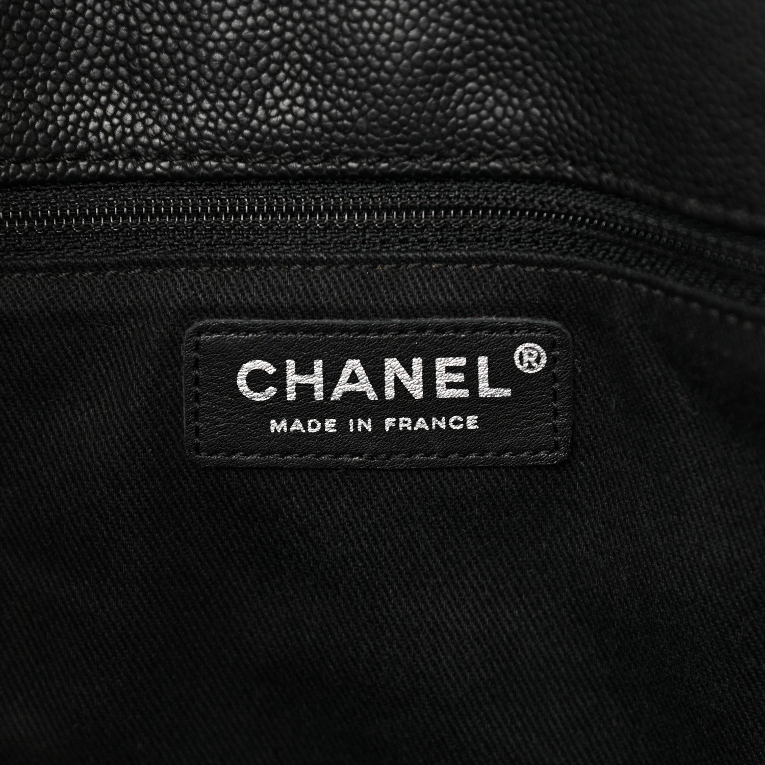 Chanel Caviar Diagonal Ligne Tote Black 6 of 10