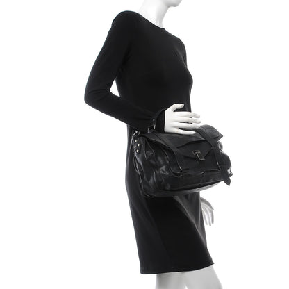 Proenza Schouler Lambskin Medium PS1 Satchel Black 3 of 10
