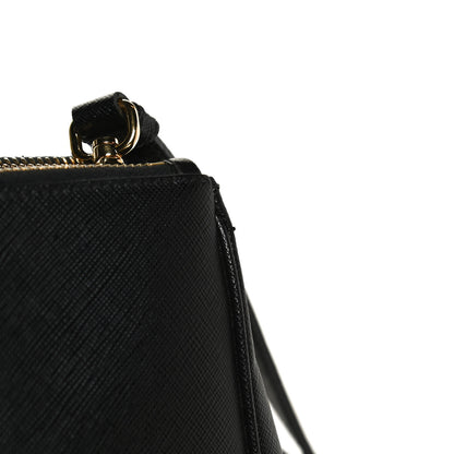 Prada Saffiano Medium Galleria Double Zip Tote Black 13 of 14