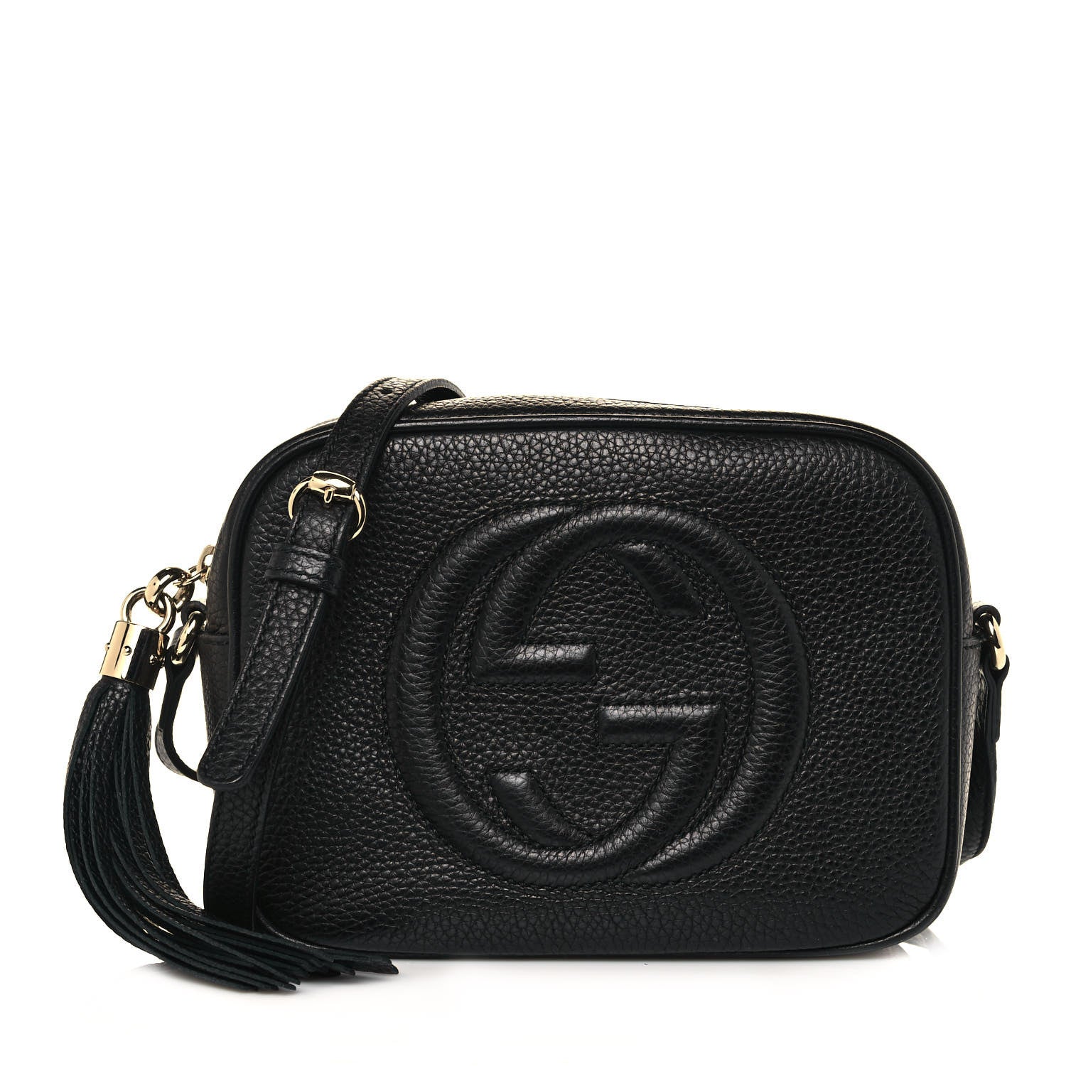 Gucci Pebbled Calfskin Small Soho Disco Bag Black 1 of 13