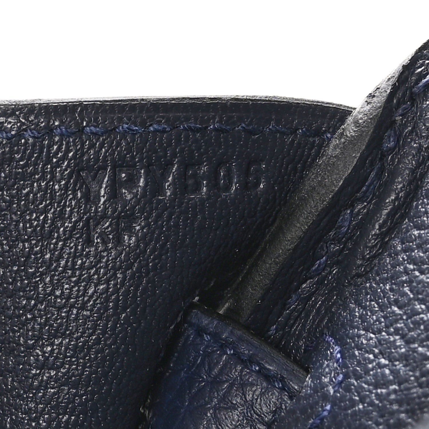 Hermes Togo Birkin 25 Bleu Nuit 6 of 11
