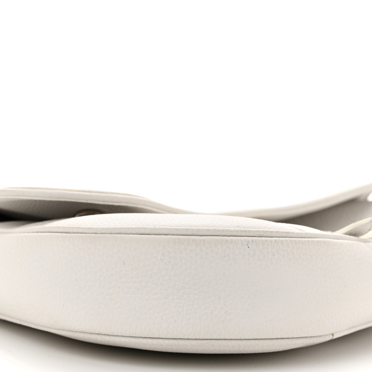 Grained Calfskin Mens Saddle Bag Latte