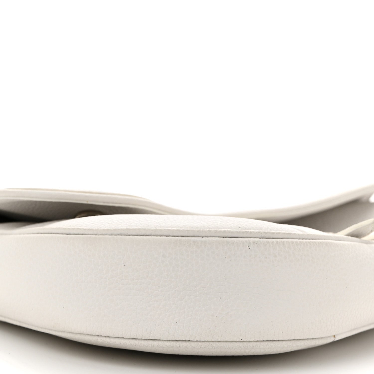 Christian Dior Grained Calfskin Mens Saddle Bag Latte 9 of 10