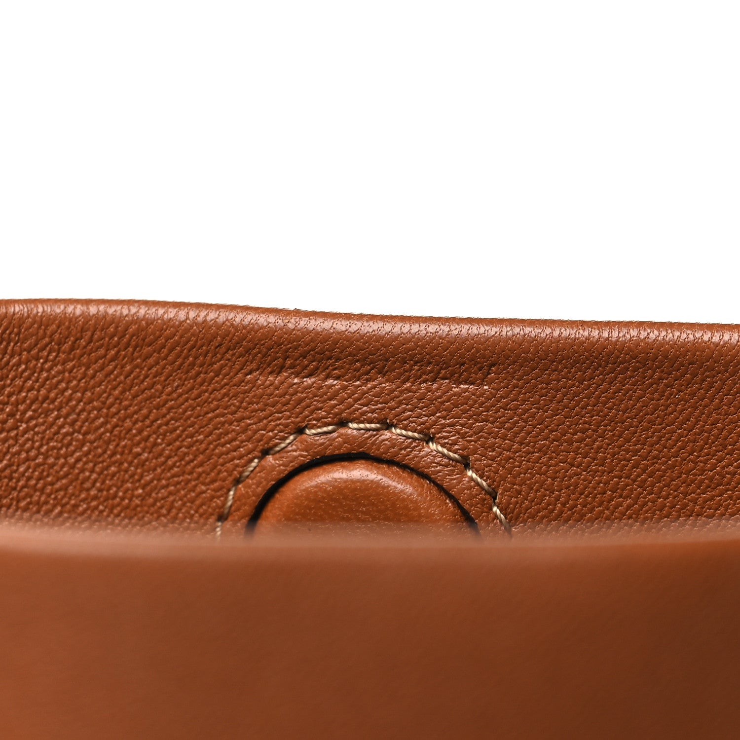 Celine Triomphe Canvas Calfskin Mini Poche Bag Tan 6 of 9