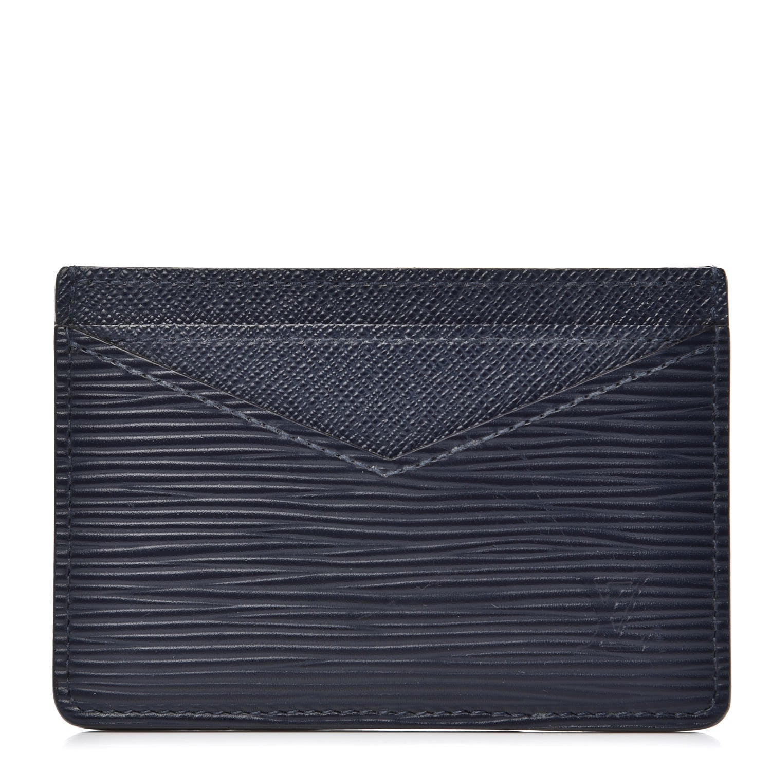 Louis Vuitton Epi Neo Porte-Cartes Card Holder Navy 1 of 6