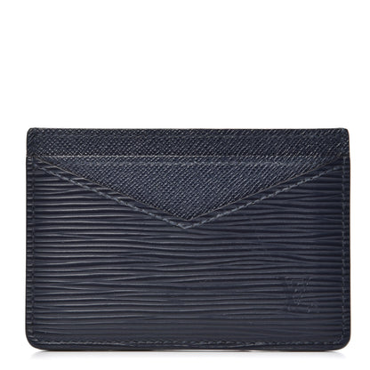 Louis Vuitton Epi Neo Porte-Cartes Card Holder Navy 1 of 6