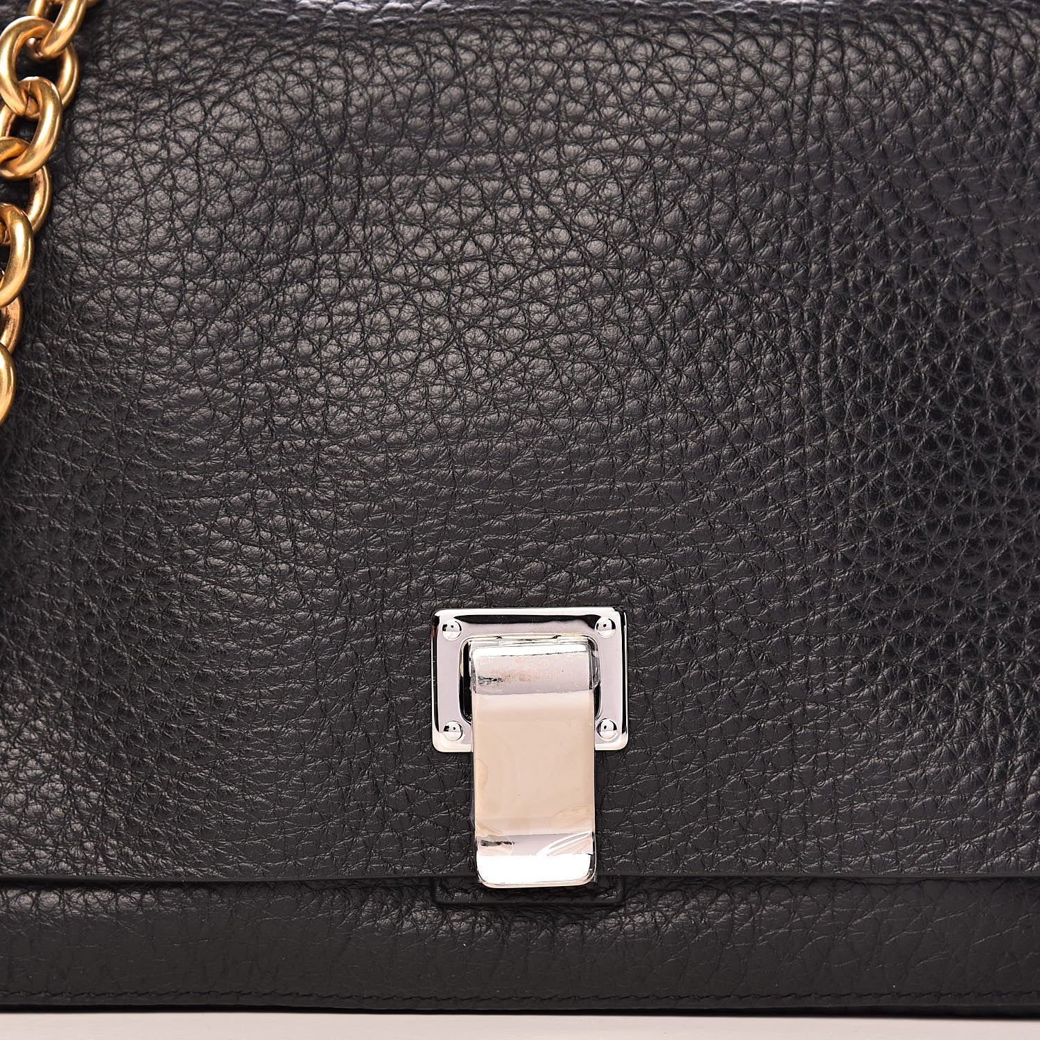 Proenza Schouler Pebbled Calfskin Small Courier Black 11 of 11