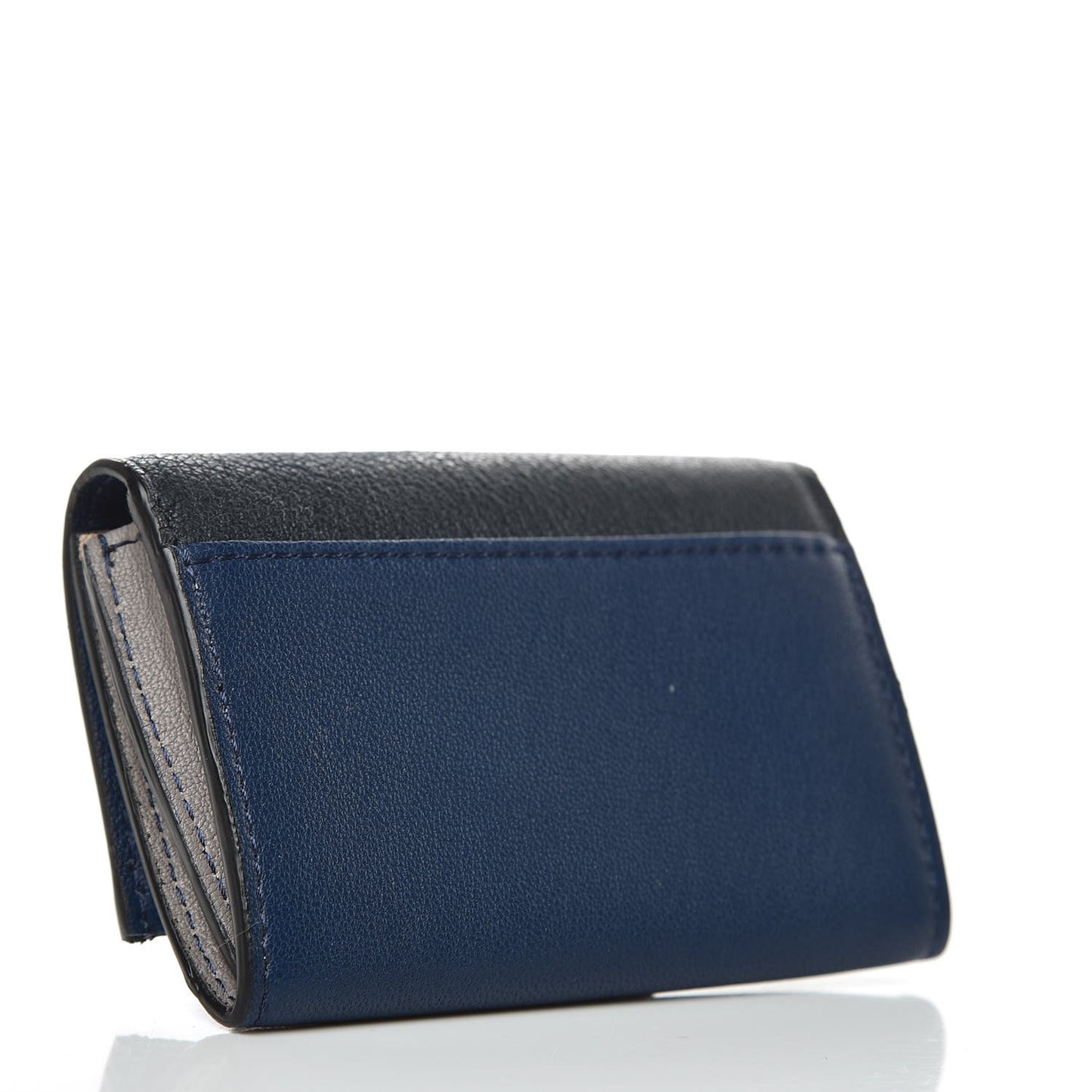 Sheepskin Bobbie Card Holder Black Bat