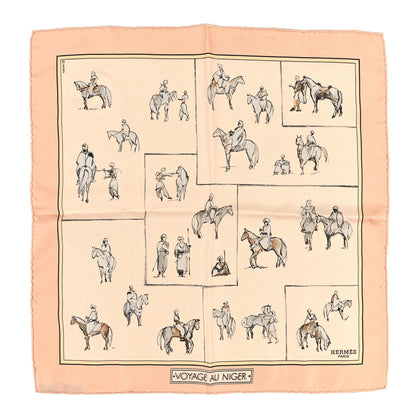 Hermes Silk Voyage Au Niger Scarf 45 1 of 3
