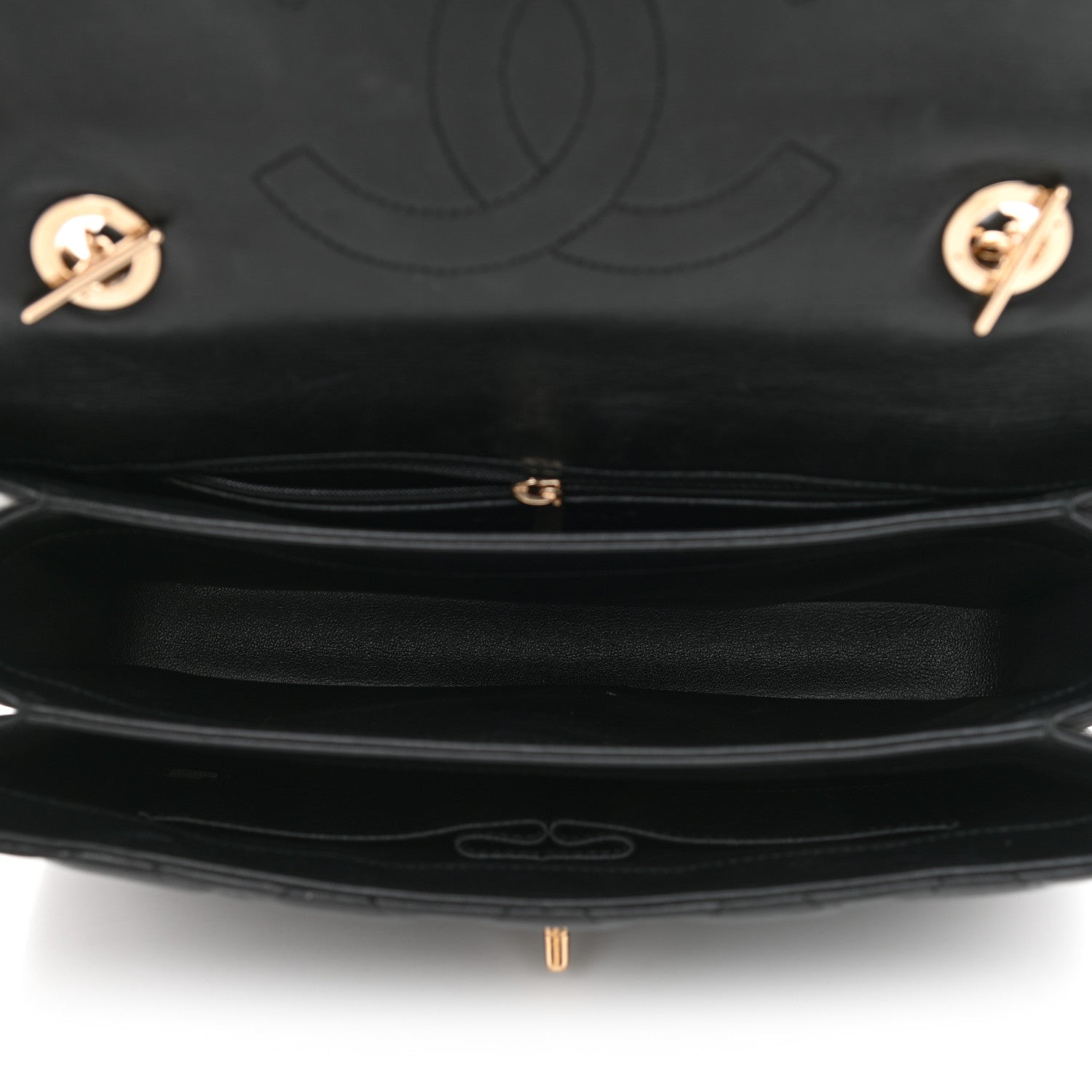 Chanel Lambskin Quilted Medium Trendy CC Flap Dual Handle Bag Black 5 of 12