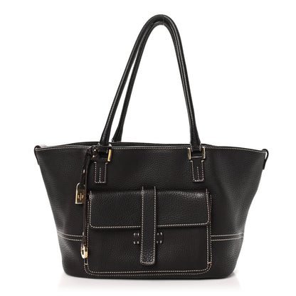 Loro Piana Odessa Mini Globe Shoulder Bag Dark Chocolate Licorice 1 of 9