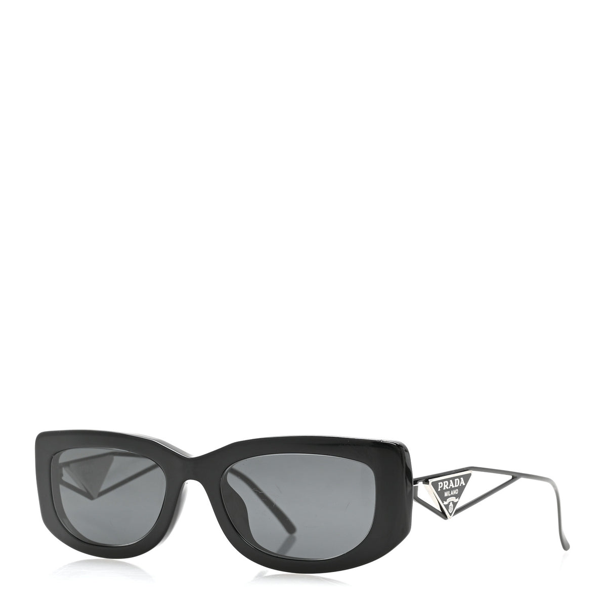 Acetate Sunglasses SPR 14Y Black Slate Gray