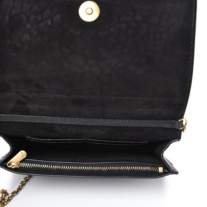 Christian Dior Grained Calfskin J'Adior Wallet on Chain Pouch Black 10 of 12