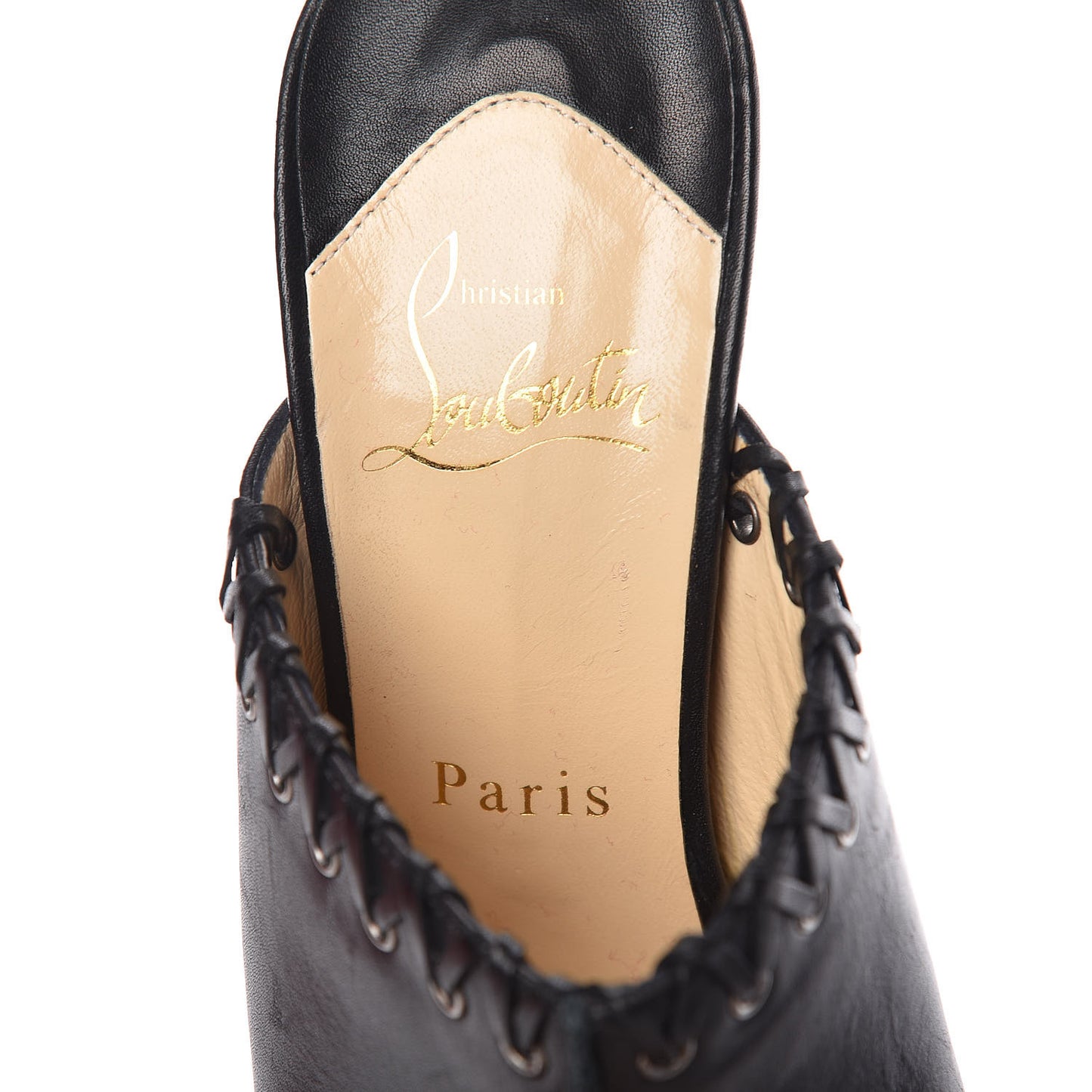 Calf VIP Cuoio Sablina 140 Platform Mules 36 Black