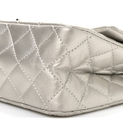 Chanel Metallic Lambskin Quilted 2.55 Reissue 226 Flap Silver 10 of 10