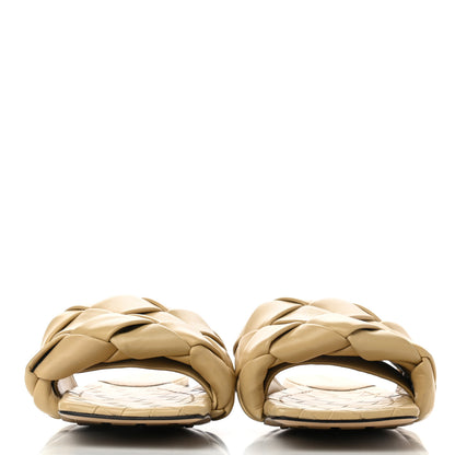 Bottega Veneta Nappa Maxi Intrecciato Lido Flat Sandals 38 Cane Sugar 2 of 8