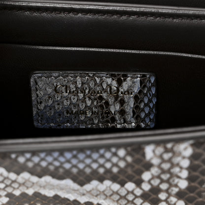 Christian Dior Snakeskin 30 Montaigne Box Bag Beige Multicolor 6 of 9